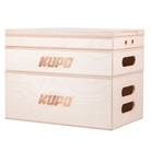 Set de 4 grosses cales KUPO Apple Box Set