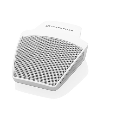 Micro de surface élégant blanc cardioïde XLR3 Sennheiser 