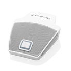 Micro de surface élégant blanc cardioïde XLR3 + inter Sennheiser