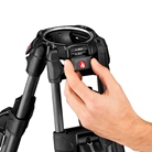 Trépied vidéo rapide 645 FTT double tube carbone MANFROTTO MVTTWINFC