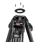 Trépied vidéo rapide 645 FTT double tube carbone MANFROTTO MVTTWINFC