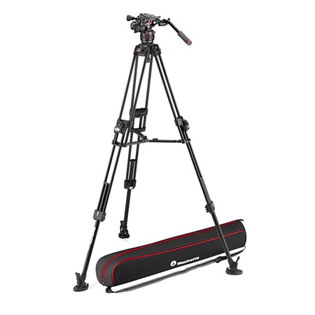 Kit trépied vidéo aluminium MANFROTTO MVK608TWINFA Nitrotech 608