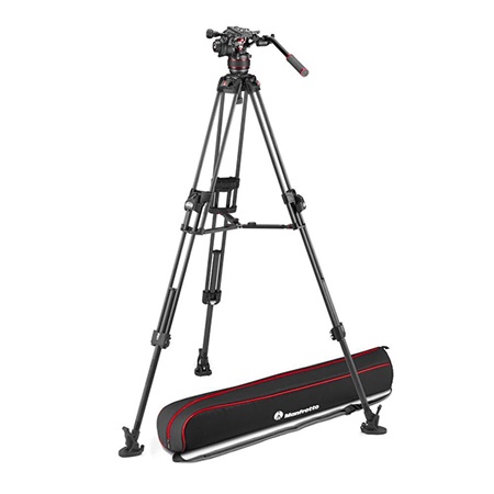 Kit trépied vidéo carbone MANFROTTO MVK608TWINFC Nitrotech 608