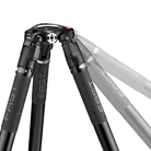 Trépied vidéo rapide 635 FST monotube en carbone MANFROTTO MVTSNGFC