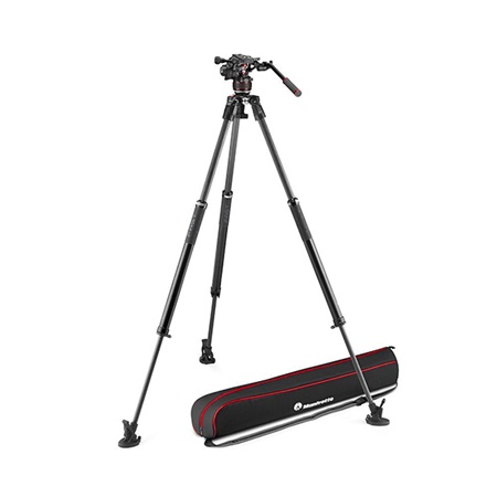 Kit trépied vidéo carbone MANFROTTO MVK608SNGFC Nitrotech 608