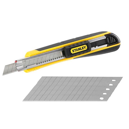 Cutter à cartouche 9mm FATMAX® + 6 lames - STANLEY