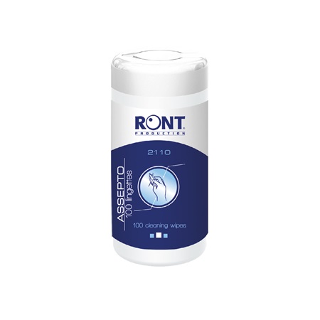ASSEPTO - 100 lingettes impregnées Bactéricides - RONT