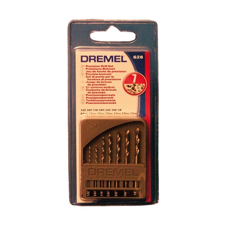 Jeu de 7 forets de précision (0,8-3,2mm) pour outil DREMEL