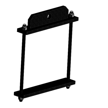 Suspension pour structures carrée SC250, SZ290, SZ290FC, SC300 - noir