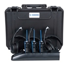 Kit intercom HF 3 postes Vokkero Guardian Show + casques