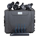 Kit intercom HF 4 postes Vokkero Guardian Show + casques