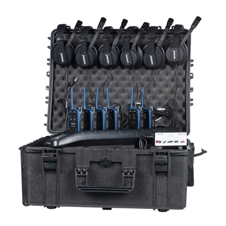Kit intercom HF 6 postes Vokkero Guardian Show + casques