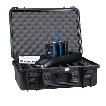 Kit intercom HF 3 postes Vokkero Guardian Show sans casque