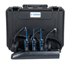 Kit intercom HF 3 postes bluetooth Vokkero Guardian Show + casques