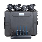 Kit intercom HF 4 postes bluetooth Vokkero Guardian Show + casques