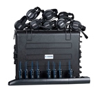 Kit intercom HF 8 postes bluetooth Vokkero Guardian Show + casques
