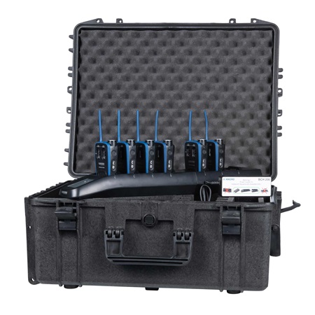 Kit intercom HF 6 postes bluetooth Vokkero Guardian Show sans casque