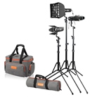 Kit de 3 projecteurs PC Daylight GODOX S30 Focusing Led Light