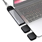 Adaptateur mini Dock CARUBA 9-in-1 Thunderbolt 3 pour MacBook