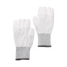 Paire de gants blanc Caruba Anti-static Cleaning Gloves Wit