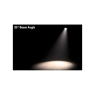 Projecteur PAR 64 Led 300W COB Blanc Chaud ADJ PAR Z300 3000K - Noir