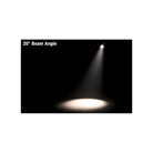 Projecteur PAR 64 Led 300W COB Blanc Chaud ADJ PAR Z300 3000K - Noir