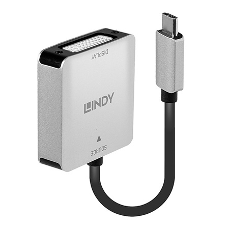 Adaptateur USB 3.1 type C - DVI-D - 4K UHD LINDY