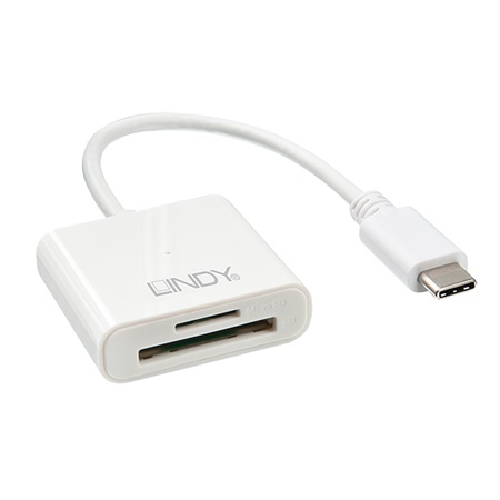 Lecteur pour carte mémoire SD et Micro SD - USB 3.1 Type C LINDY