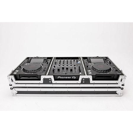 Flight case Magma pour 2 lecteurs + mixeur DJ multi-formats