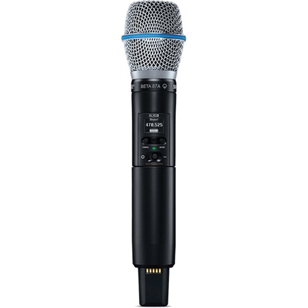 Emetteur main Shure SLX-D - capsule supercardioïde BETA87A