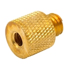 Adaptateur de filetage en laiton CARUBA 1/4'' femelle vers 3/8'' mâle 