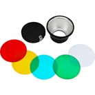 ML60-DIFFRGBY - Kit de filtres couleur, diffuseur et Grid pour torche GODOX ML60