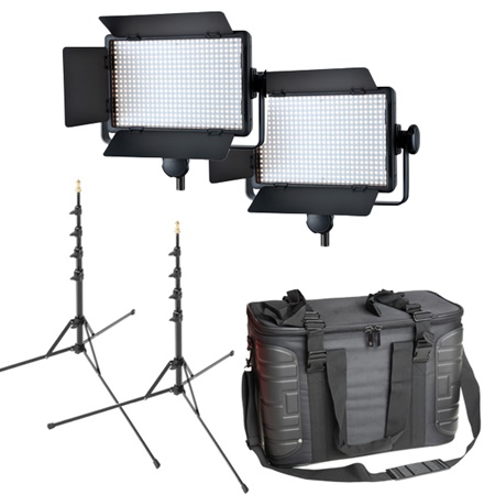 Kit de 2 panneaux Led Daylight 5600K GODOX LED500W