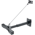 ARTIST-T8-FLYBAR - Bumper suspendu ou mural noir pour enceintes Artist T8 Audiocenter