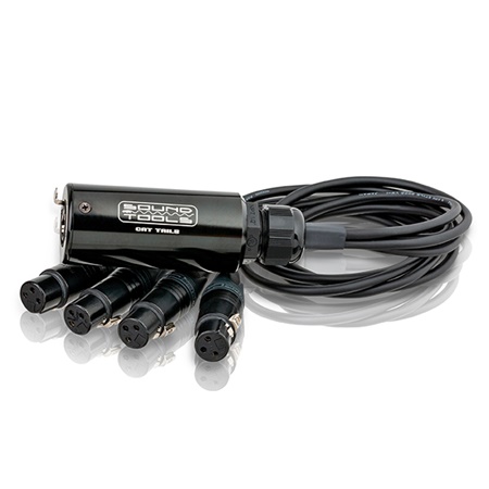 Soundtools CAT TAILS - Ethercon vers 4 x XLR 3pts femelle