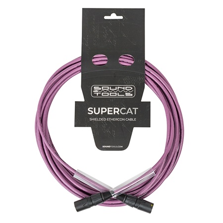 Cordon EtherCON Soundtools SuperCAT purple - longueur 1m