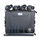 Kit intercom HF 5 postes Vokkero Guardian Show + casques
