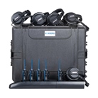 Kit intercom HF 5 postes bluetooth Vokkero Guardian Show + casques