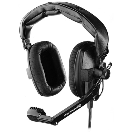 Micro casque dynamique fermé 400Ohm noir BEYERDYNAMIC 2 oreil.