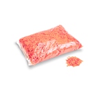 Sachet de petits confettis ignifugés 1kg - 6x6mm - ORANGE FLUO