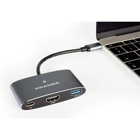 Docking Station d'accueil multiports USB-C universelle KRAMER Dock-1