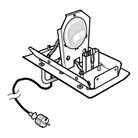 Trappe pour lampes halogène 1000/1200W GX9.5 ROBERT JULIAT T/600SX