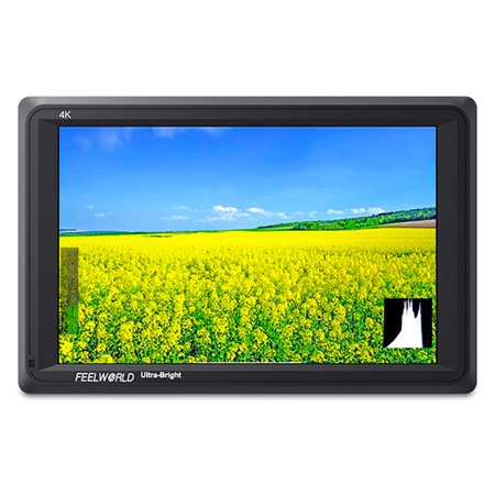 Moniteur vidéo LCD broadcast HDMI FEELWORLD FW279 7'' 4K 30Hz