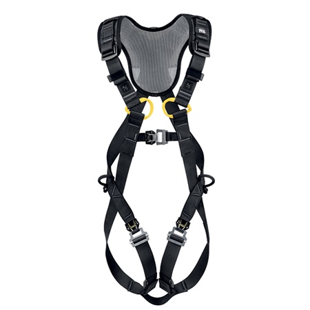 Harnais antichute PETZL Newton Fast noir/jaune - taille 1