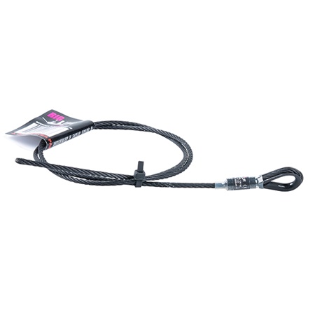 Elingue câble noir pour Coulisstop50 de Reutlinger 4mm - lg. 1,50 m.