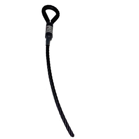 Elingue câble noir pour Coulisstop66 de Reutlinger 5mm - lg. 5 m.