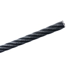 Elingue câble noir pour Coulisstop80 de Reutlinger 8mm - lg. 3,50 m.