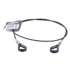 Elingue câble acier noir 3mm teinté dans la masse - 90kg - 2,5 m.