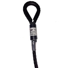 Elingue câble acier noir 8 mm teinté dans la masse - 700 kg - 4 m.