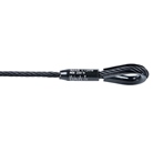 Elingue câble acier noir 10mm teinté dans la masse - 1T - 1 m. MUVUS